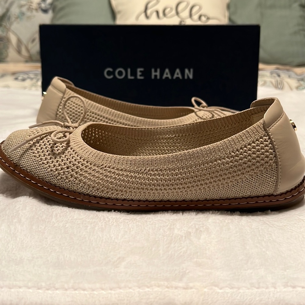 Cole Haan Cloud All Day knit flat shoe